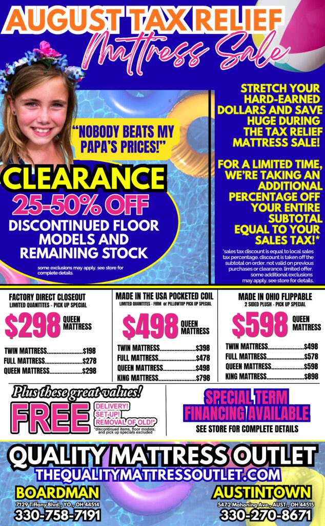 QMO - Quality Mattress Outlet - Super Summer Tax Relief Mattress Sale - August 2026 (2)